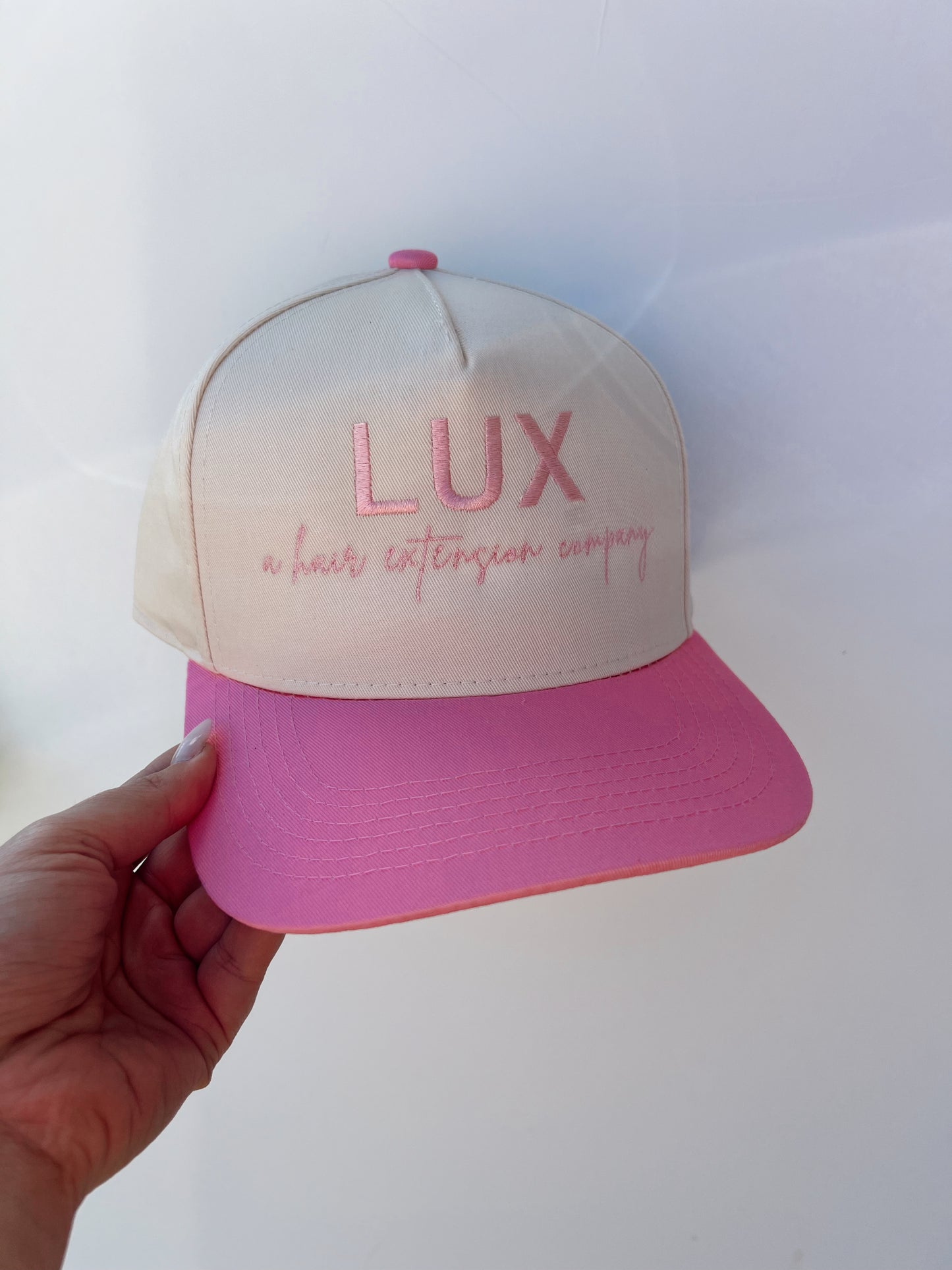 PINK TRUCKER HAT